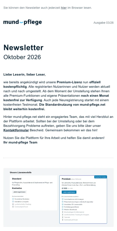 Newsletter Archiv (seit 2024) Oktober 2026