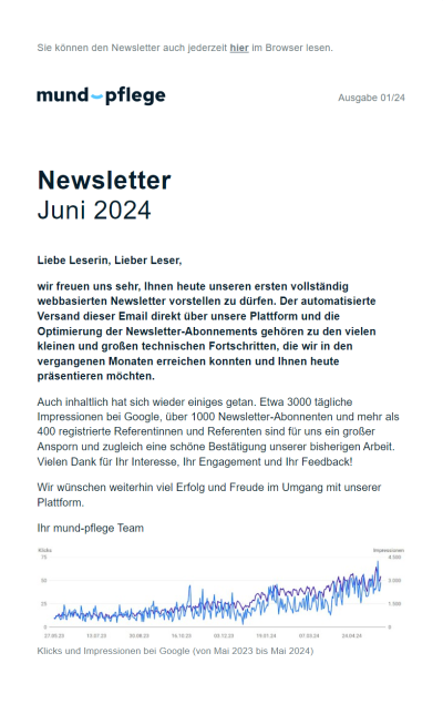 Newsletter Archiv (seit 2024) Juni 2024