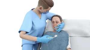 Kiefer-Kontrollgriff