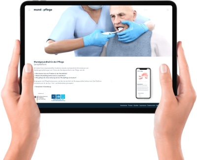 Presse iPad-Mockup "Startseite" mit transparentem Hintergrund (.png)