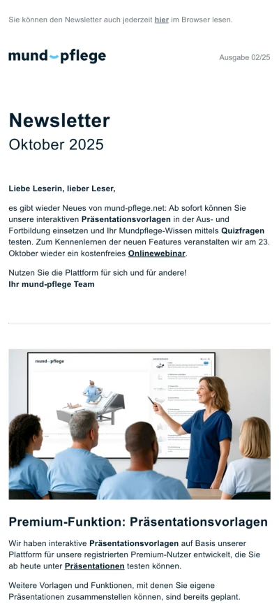 Newsletter Archiv (seit 2024) Oktober 2025